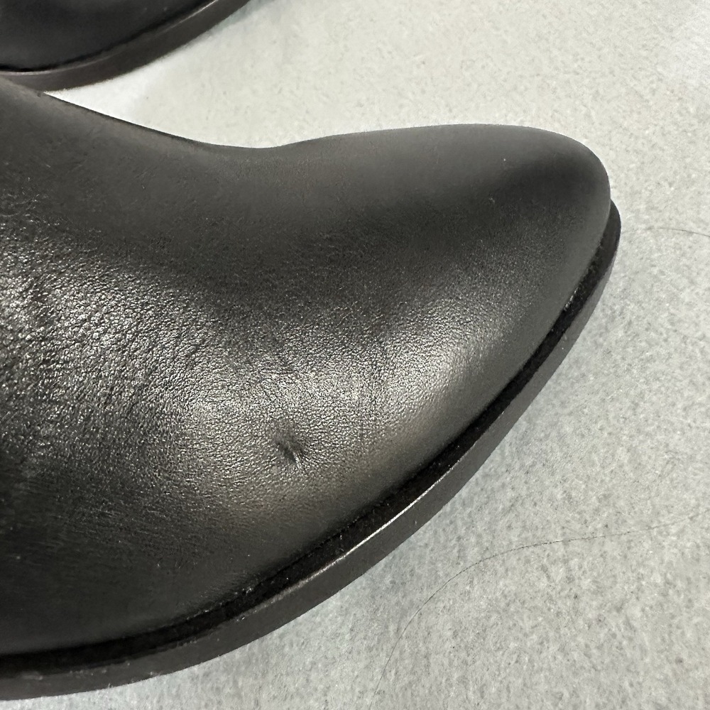 Frye Ray Harness Ankle Booties Boots Black Leather Back Zip Western Women's 9 - Picture 12 of 12